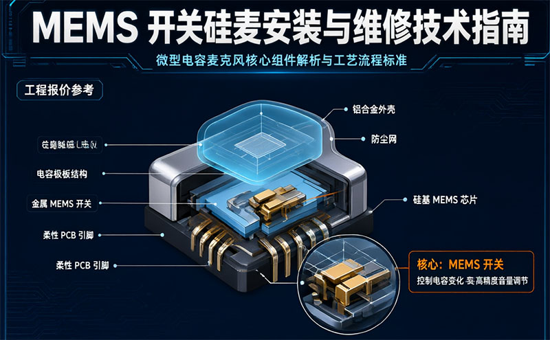 从原厂到模组厂再到售后：MEMS开关硅麦安装维修价格形成的三个场景